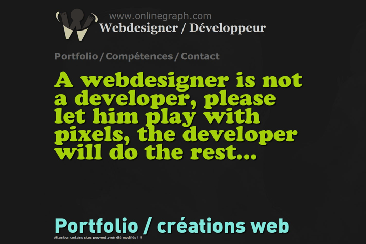 Fabrice Gury website preview